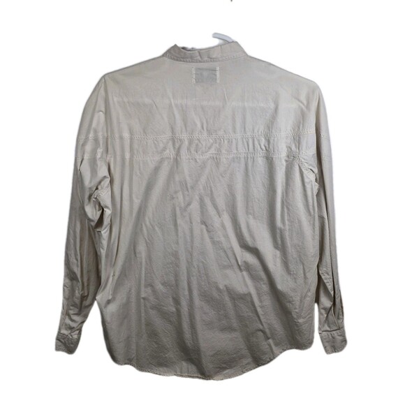 Jeans Wear Trent Men's XL Cream Color Long Sleeve  Button Up Shirt - Picture 4 of 9
